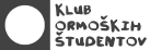 Klub ormoških študentov — logotip