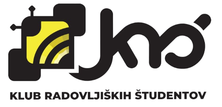 Klub radovljiških študentov — logotip